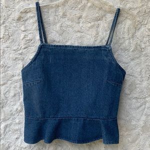 American Eagle Blue Jean Camisole Top SzXS
